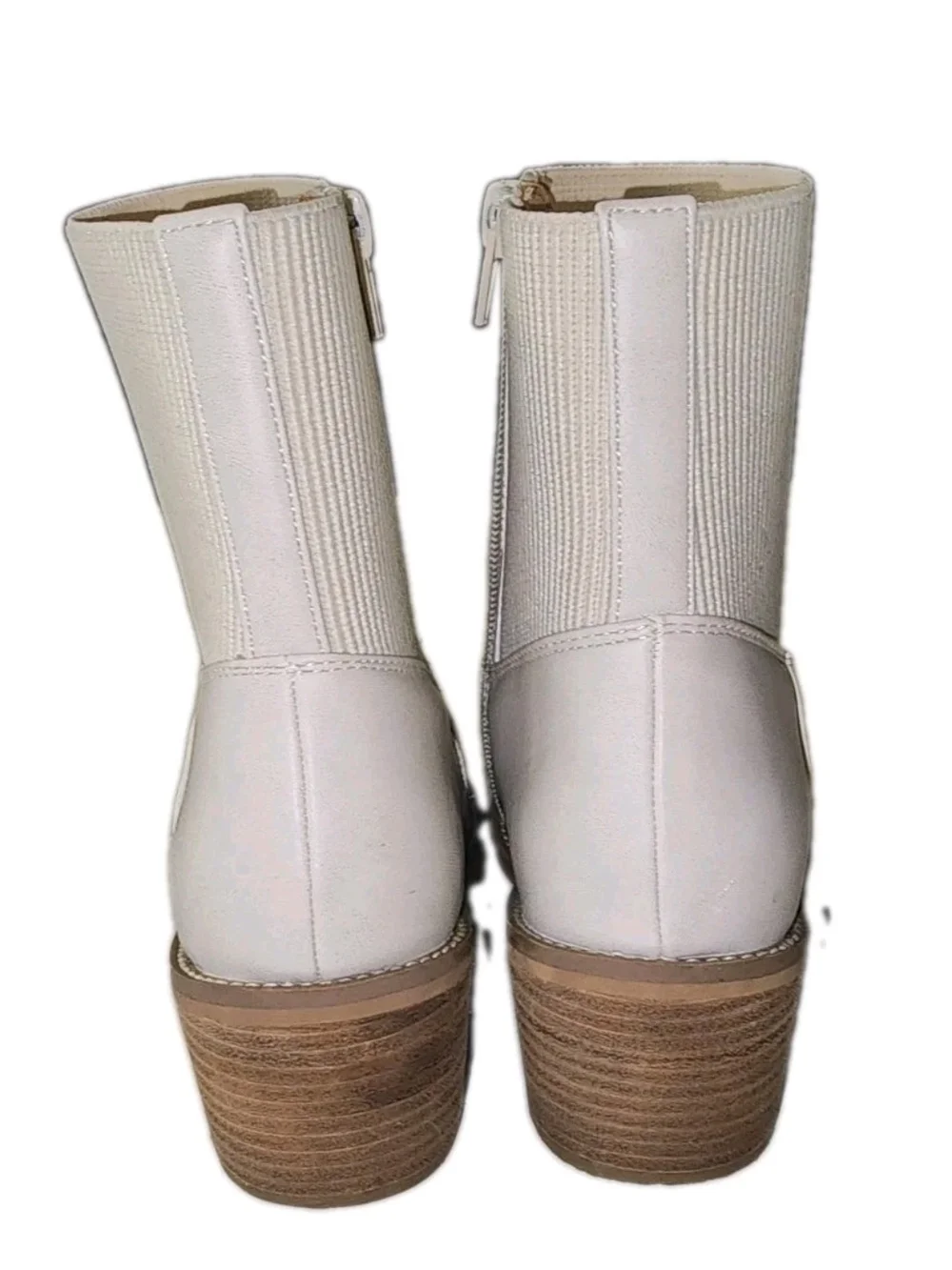 Dolce Vita Taupe Ribbed Sock Ankle Boots Size 7